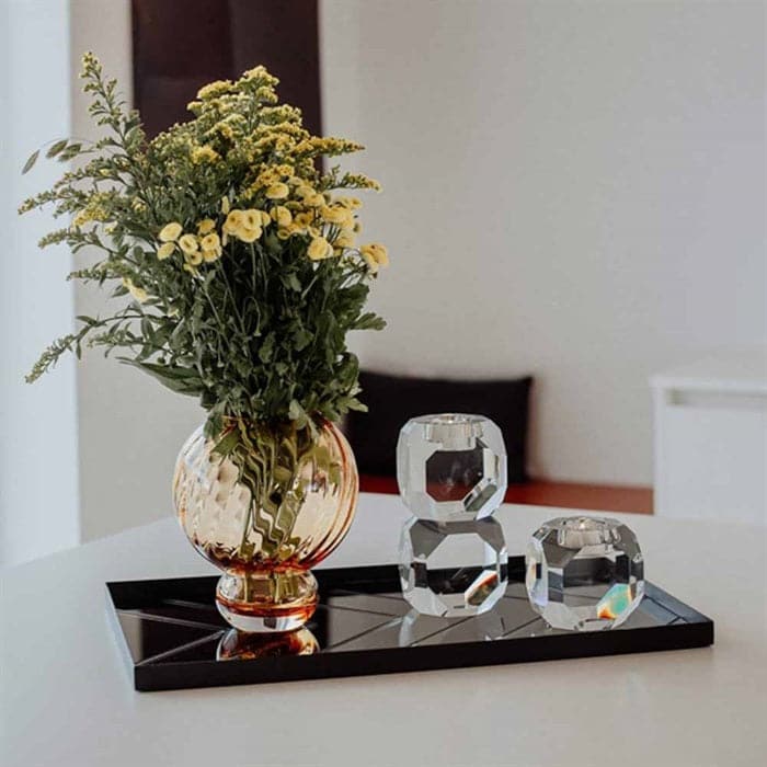 Meadow Swirl Vase - Medium Amber
