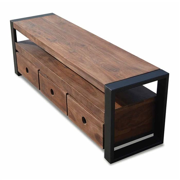 TV-Bord Loft 155 cm i massiv Rosentræ