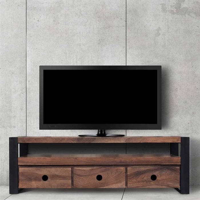 TV-Bord Loft 155 cm i massiv Rosentræ