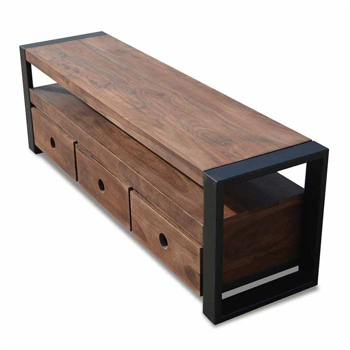 TV-Bord Loft 175 cm i massiv Rosentræ