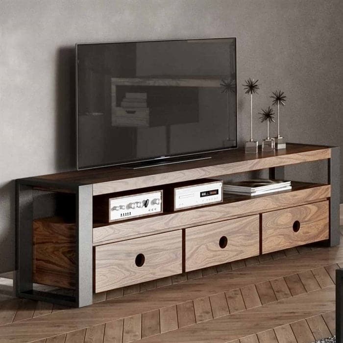 TV-Bord Loft 175 cm i massiv Rosentræ