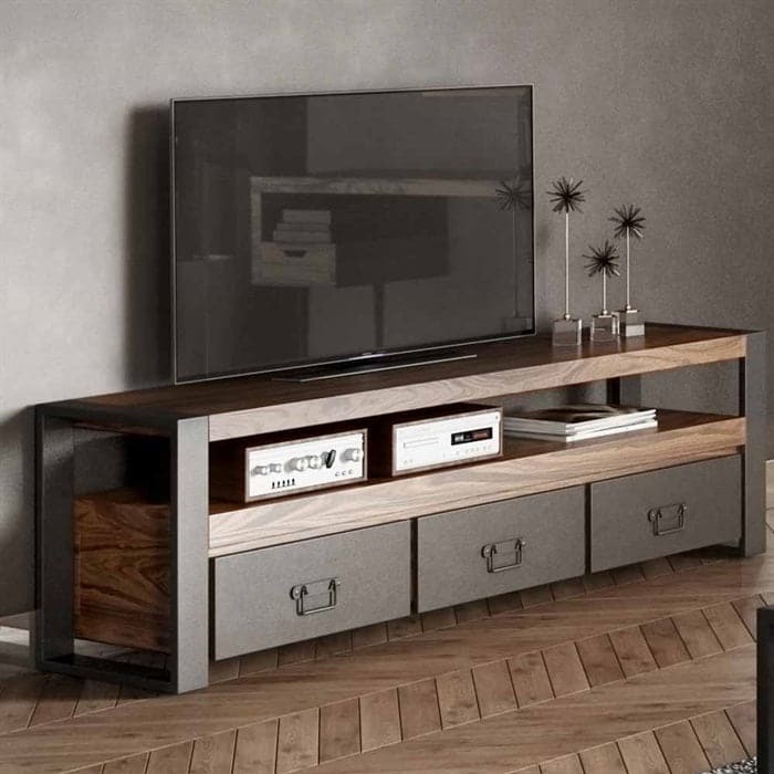 TV-Bord Loft 175 cm i massiv Rosentræ