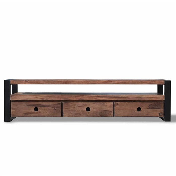 TV-Bord Loft 200 cm i massiv Rosentræ