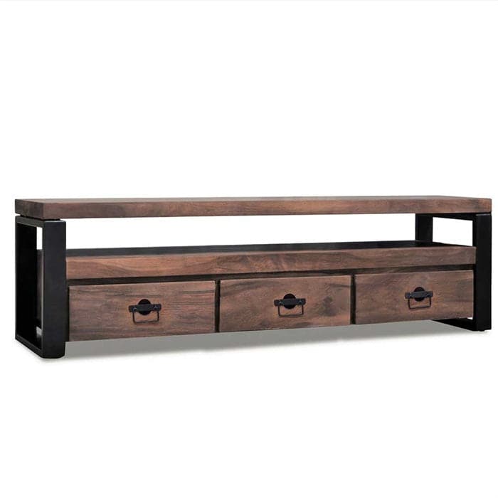 TV-Bord Loft-Rex 175 cm i massiv Rosentræ
