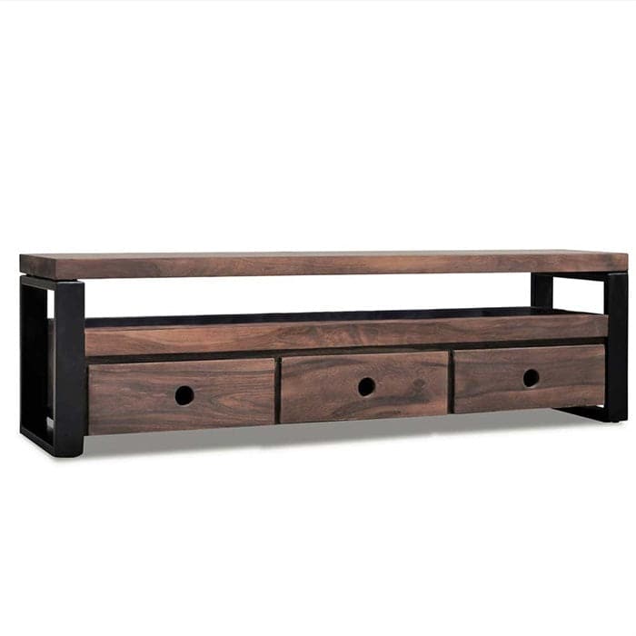 TV-Bord Loft-Rex 175 cm i massiv Rosentræ