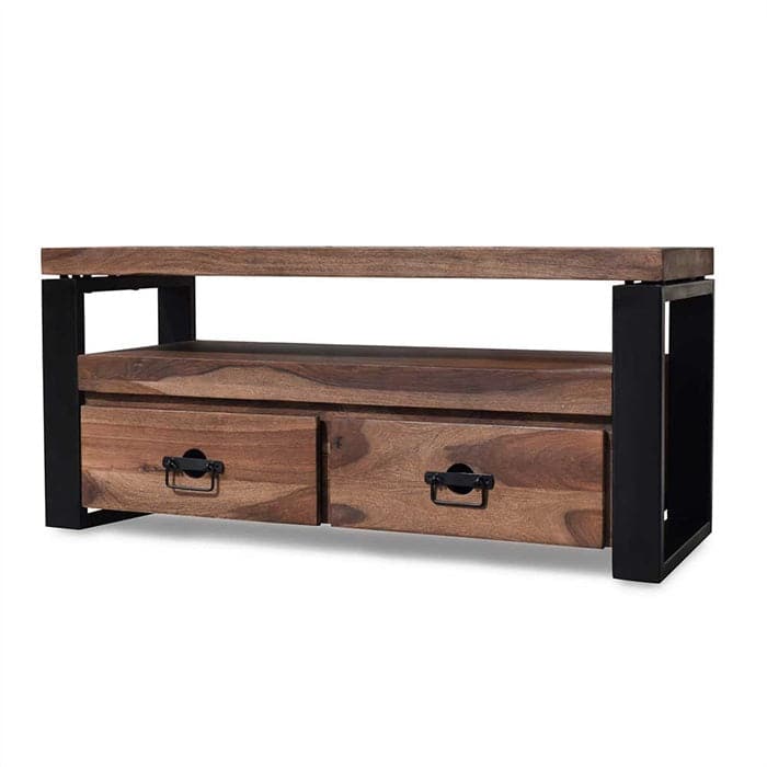 TV-Bord Loft-Rex 110 cm i massiv Rosentræ