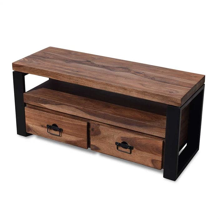 TV-Bord Loft-Rex 110 cm i massiv Rosentræ