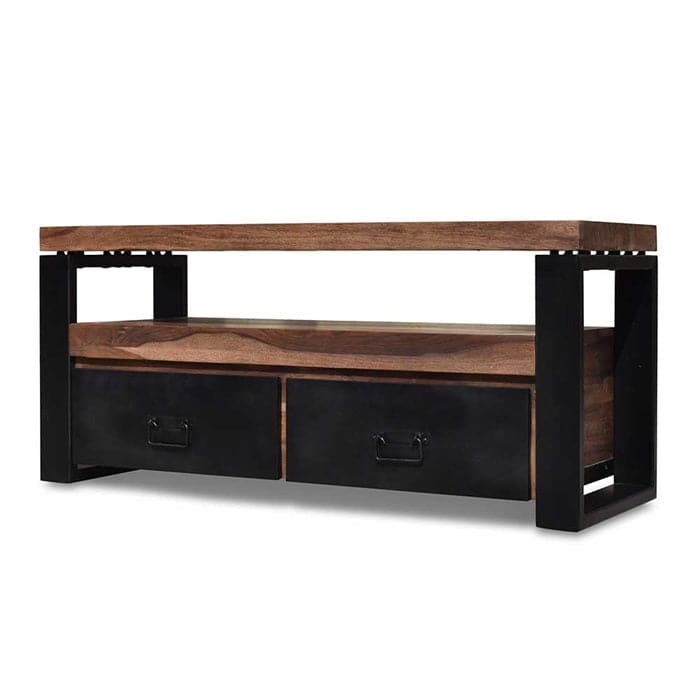 TV-Bord Loft-Rex 110 cm i massiv Rosentræ