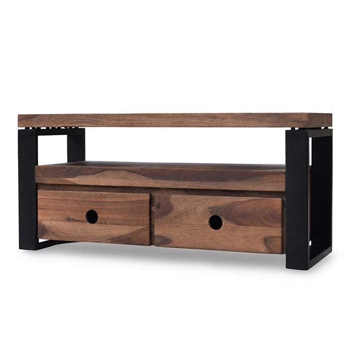 TV-Bord Loft-Rex 110 cm i massiv Rosentræ