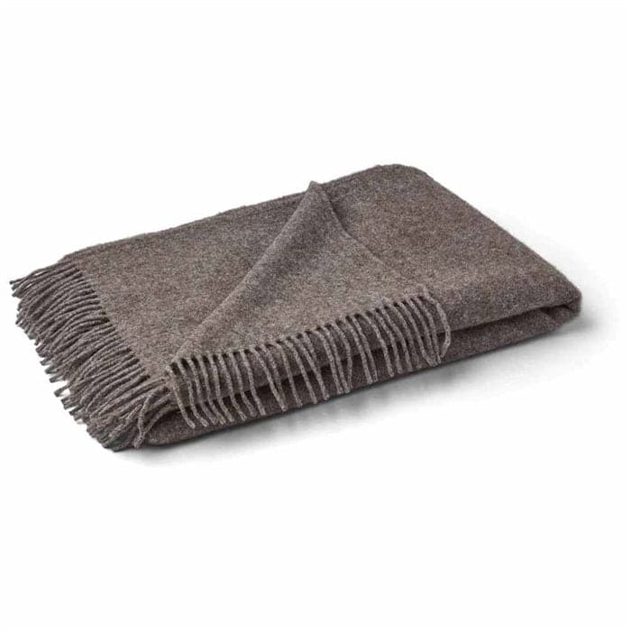 Julia Uldplaid Dark Grey