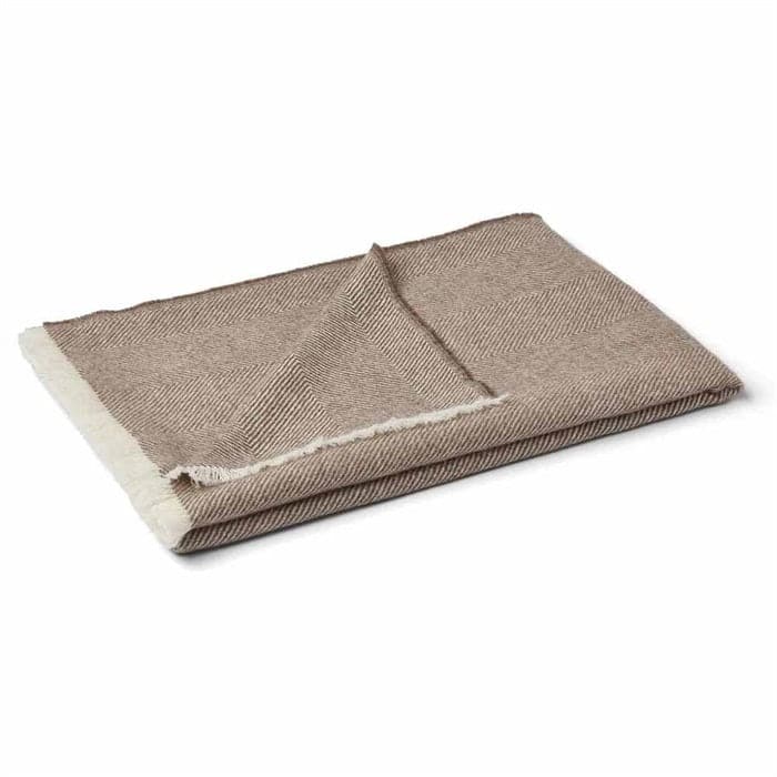 Sidsley Uldplaid Dark Brown