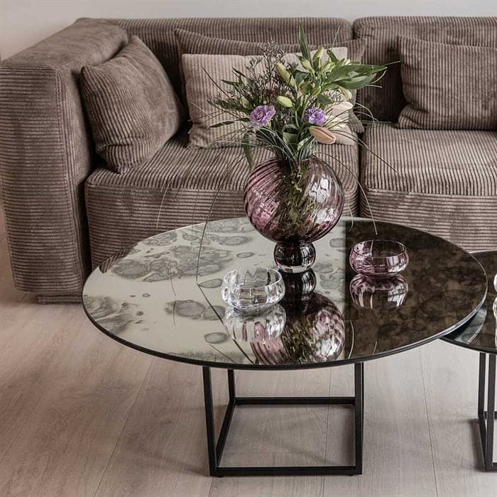 Shade Coffee Table - Silver Antique Large