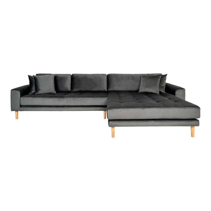 Lido Chaiselong Sofa - Mørkegrå