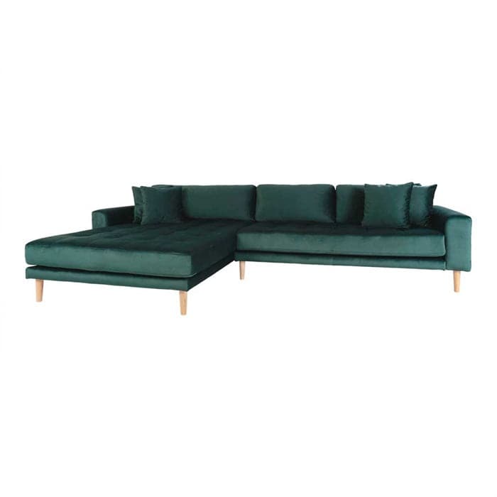 Lido Chaiselong Sofa - Grøn - Skrå
