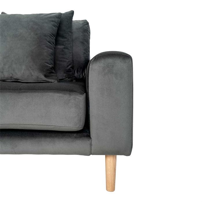 Lido Chaiselong Sofa - Mørkegrå - Detalje