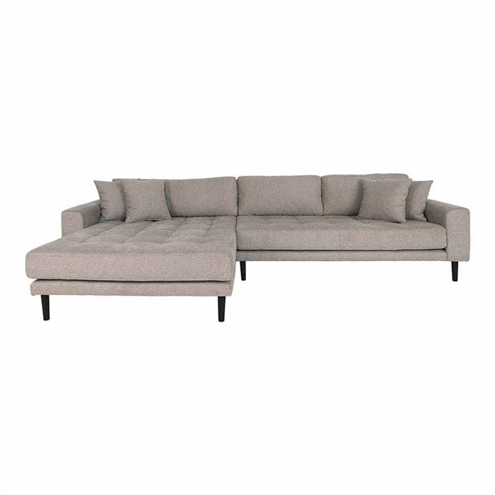 Lido 3-personers sofa med chaiselong venstre - Stone