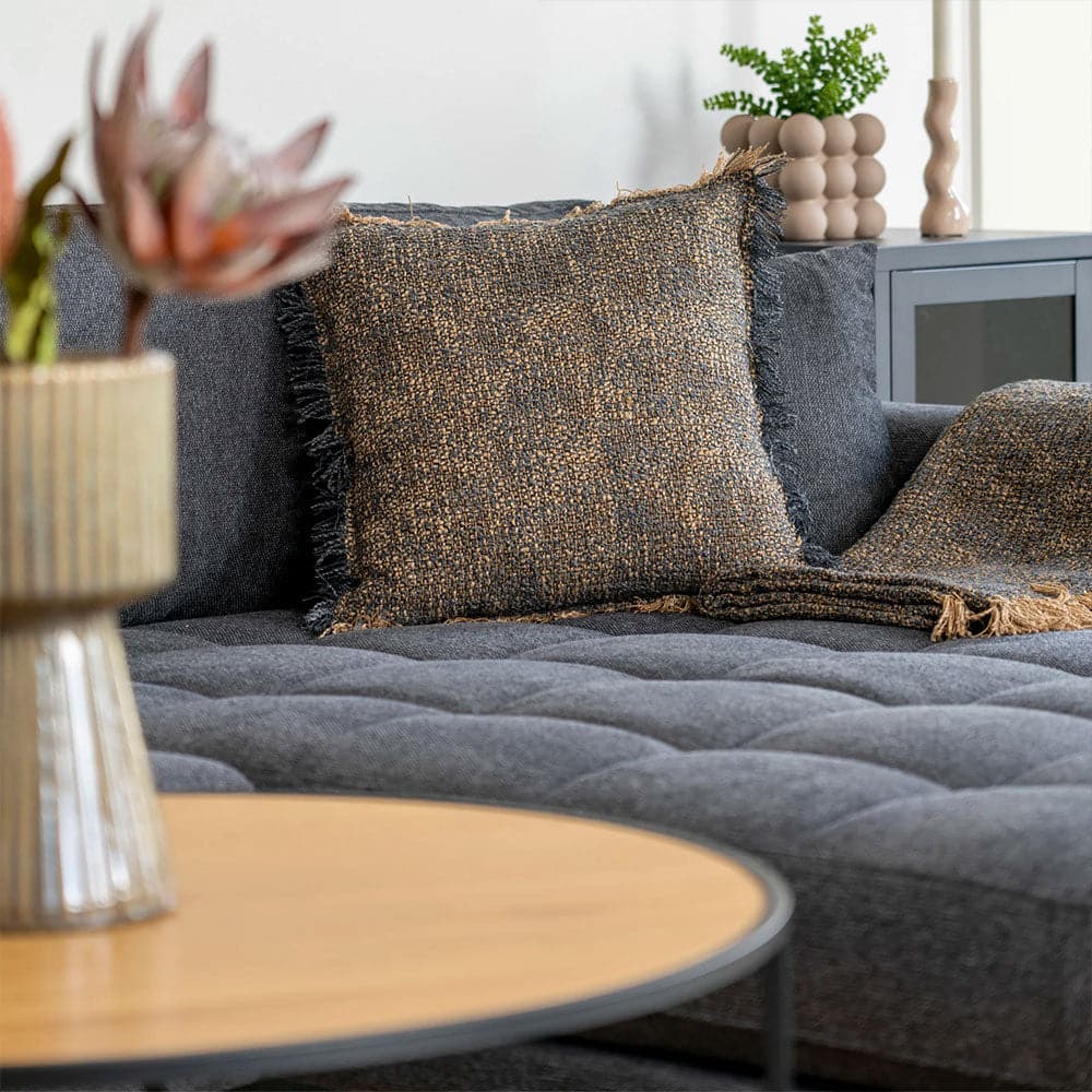 Lido 3-personers sofa med chaiselong højre - Møkeblå