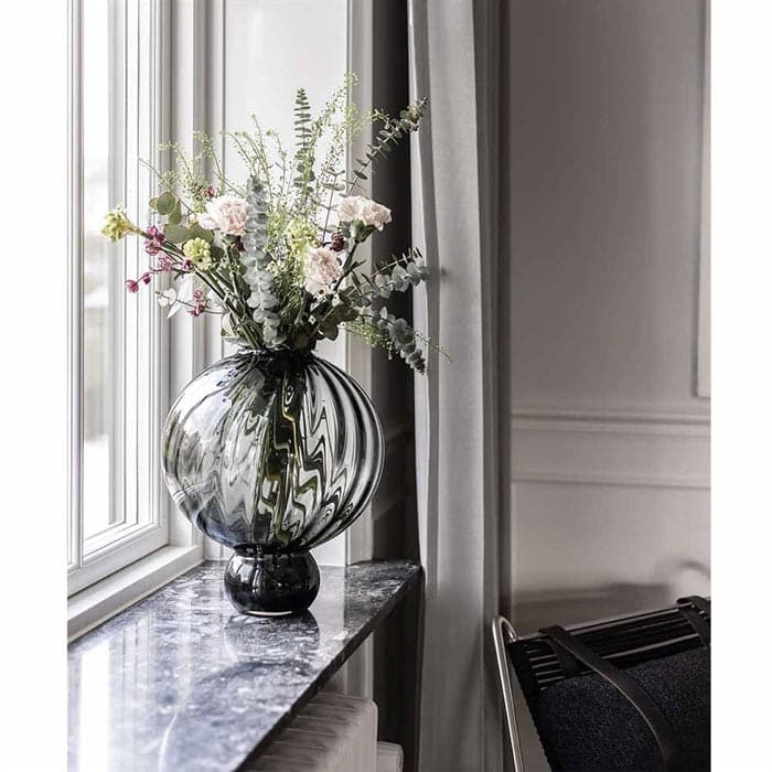 Meadow Swirl Vase - Large Grey