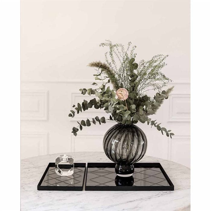 Meadow Swirl Vase - Medium Grey