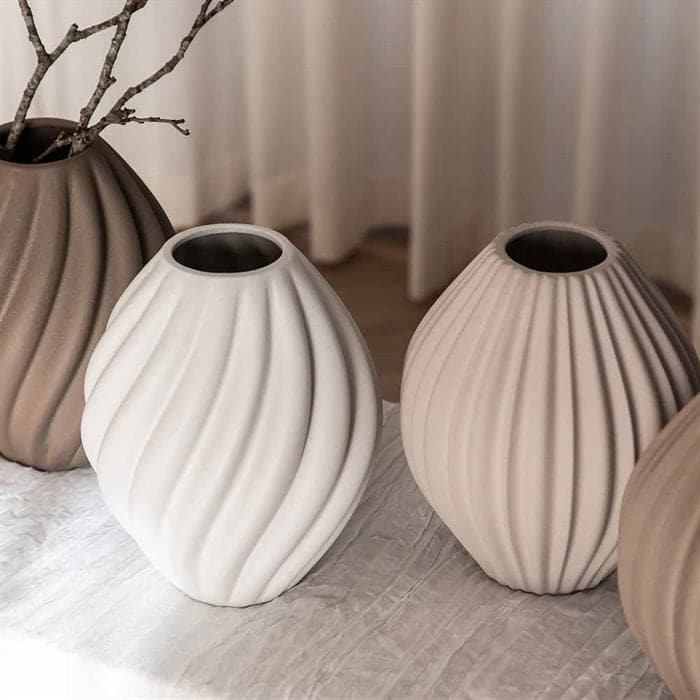 Flora Vase - Off White Large