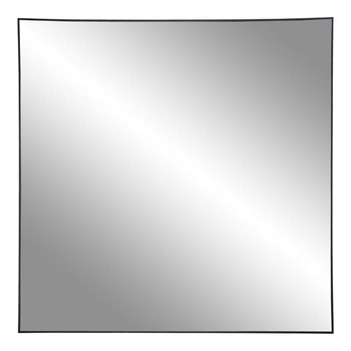 Jersey Spejl 60x60 cm. med Sort ramme