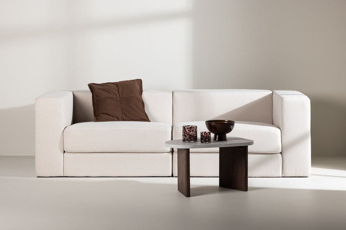 Lumi 3. personers Sofa - Hvid