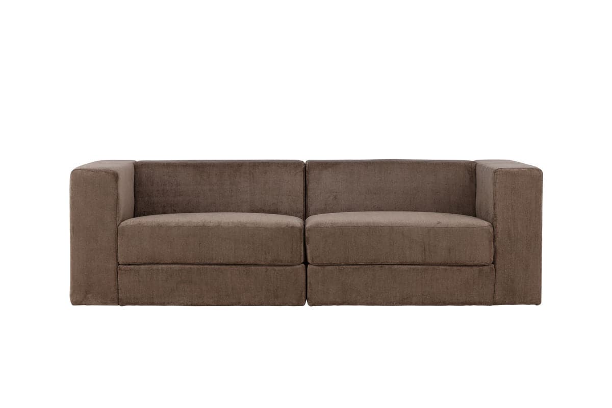 Lumi 3. personers Sofa - Brun