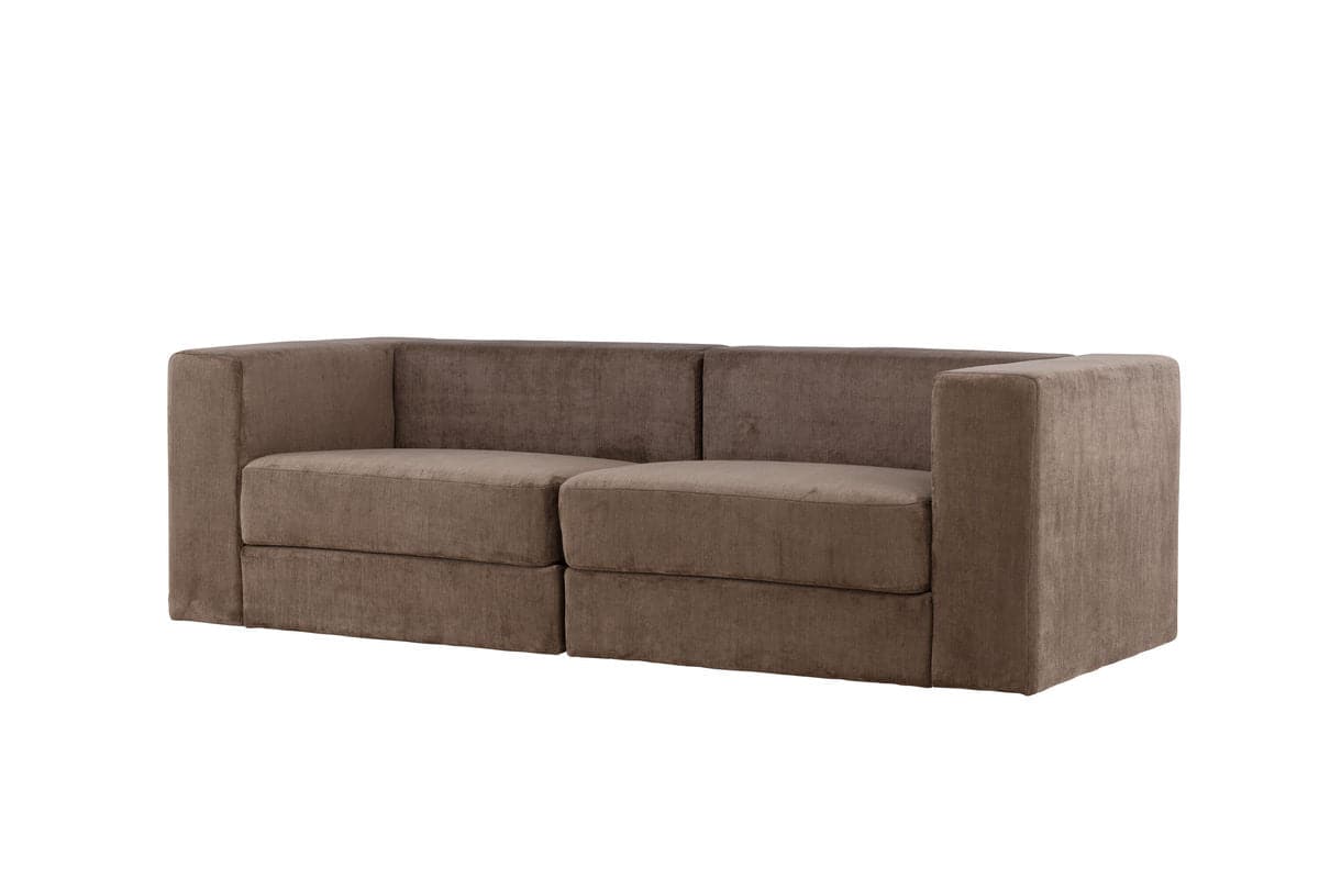 Lumi 3. personers Sofa - Brun