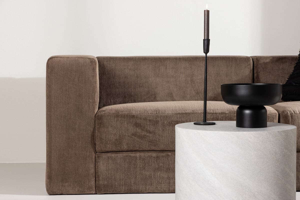 Lumi 3. personers Sofa - Brun