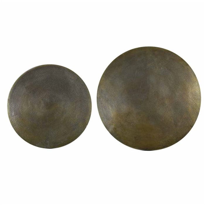 Trelo Sofabord Sæt -Antik bronze top