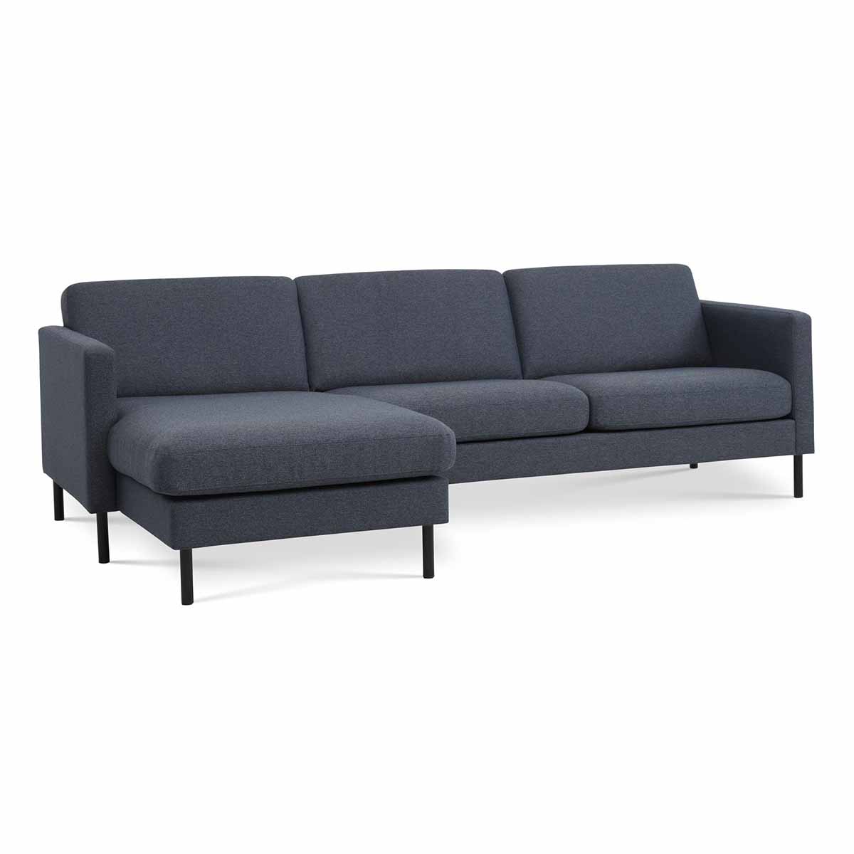 Aske Sofa med Chaiselong Navy (vendbar)