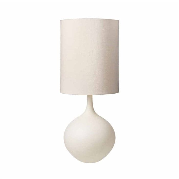 Bella Lamp w. Shade i Milk
