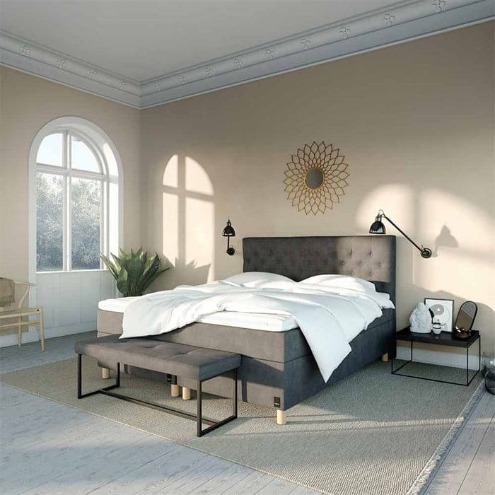 Classic Cover Lux Kontinental Velour Anthracite Karma Beds