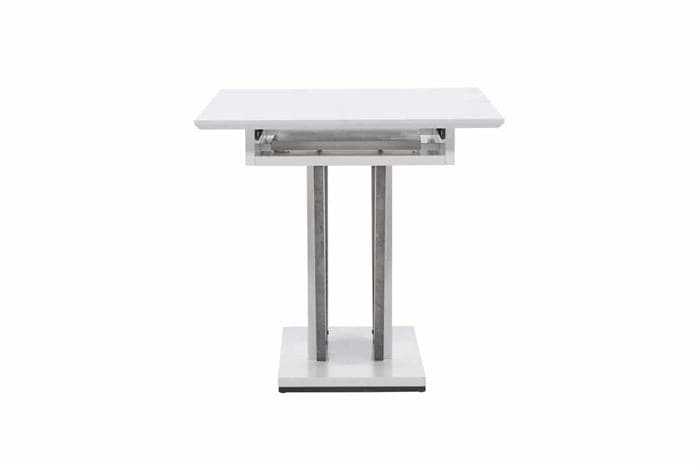 Disa Spisebord i Hvid 120-160 cm