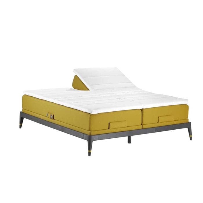 Ecobed Elevation 180x200 cm Mustard Yellow - 100% Genanvendelig seng