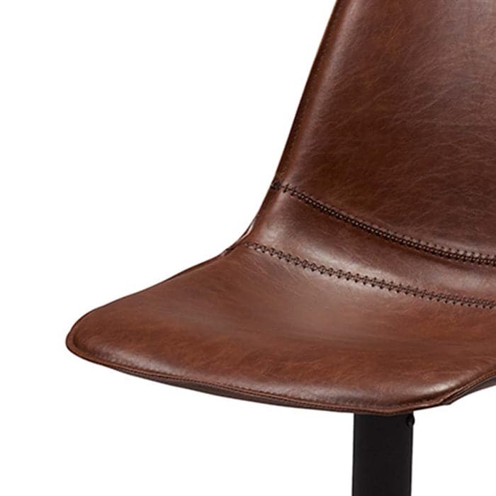 Spisebordsstol Edge med drejefod - lys brun