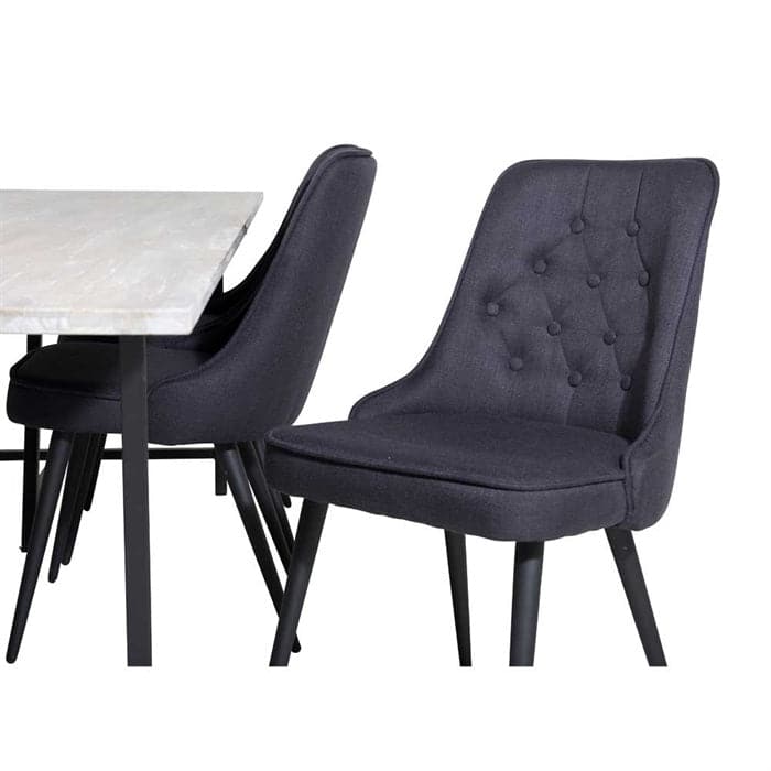 Spisebordssæt - Spisebord med 6 Spisebordsstole