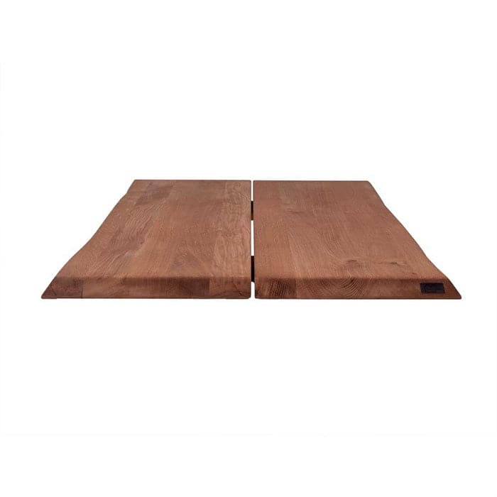 Plankebord 250x103 cm Hugin i Mocca Olieret massiv Egetræ