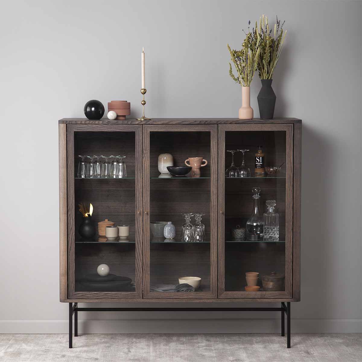 Velvet Vitrine m/3 Låger - Design Selv