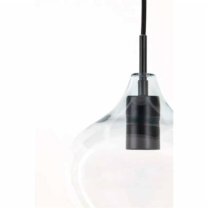 Rakel loftlampe 5L Black smoked