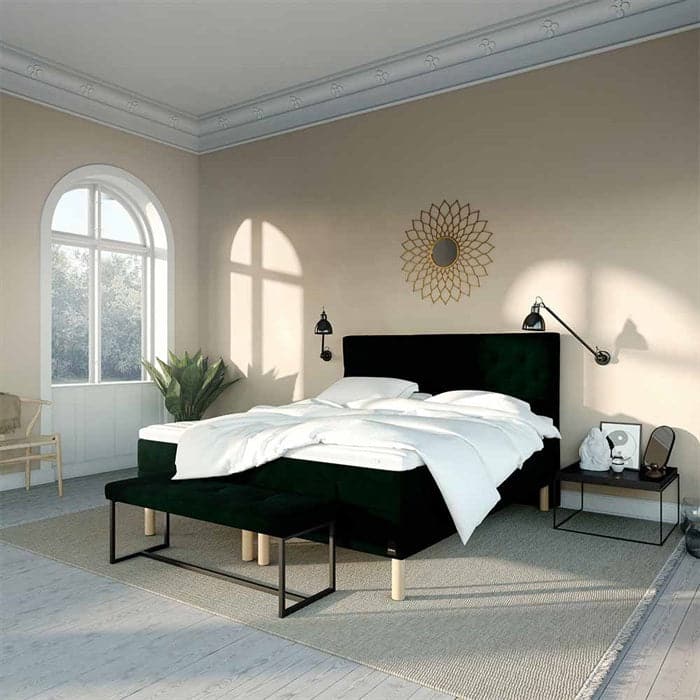 Standard Cover Lux Elevation Velour Green Karma Beds