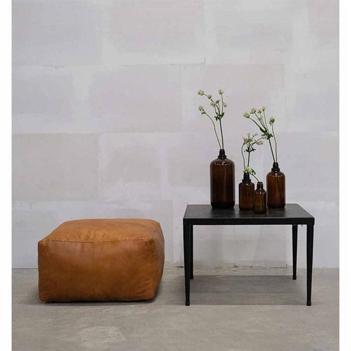 Enzo sofabord med smuk rå stenplade