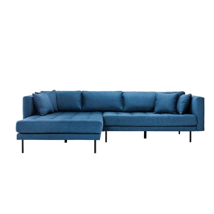 Matteo 3 personers sofa med (vendbar) Chaiselong Venstre - Blå