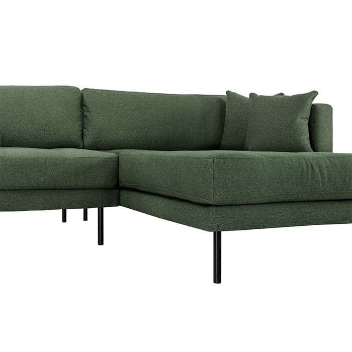 Matteo 3 personers sofa med (vendbar) Chaiselong højre - Grøn