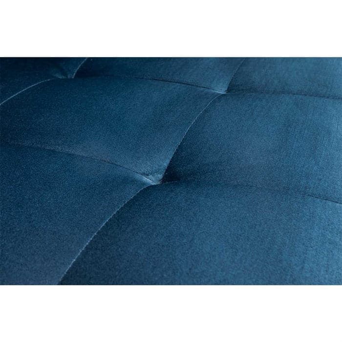 Matteo 3 personers sofa med (vendbar) Chaiselong venstre - Blå Velour