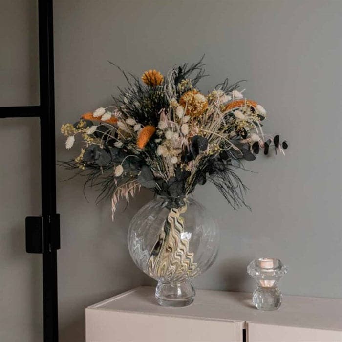 Meadow Swirl Vase - Large Clear