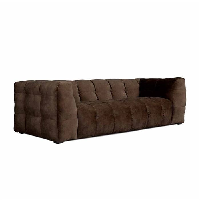 Michelin 3 personers sofa - Mørk brun