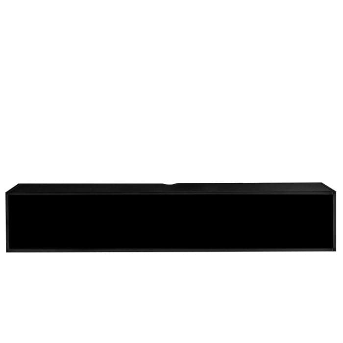 Square Reolen TV-møbel 100 cm i sort med sort stoflåge