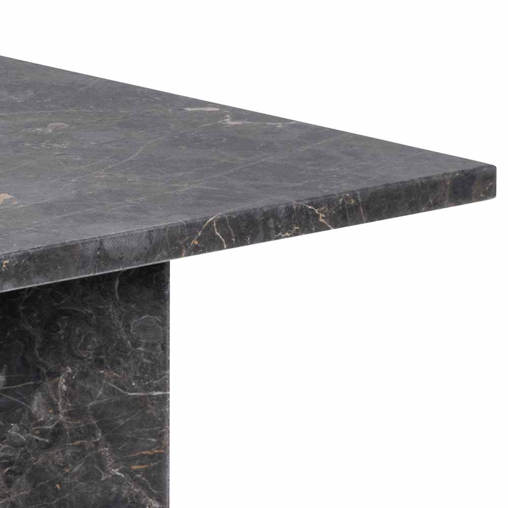 Vega sofabord 140x70 cm -Grå/brun marmor