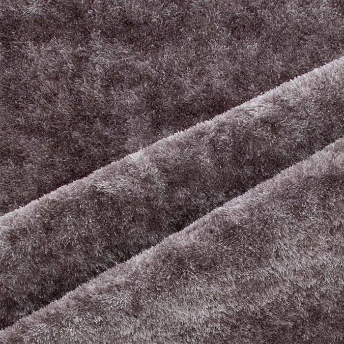 Bomuld Polyester Tæppe i brunt - 160x230 cm